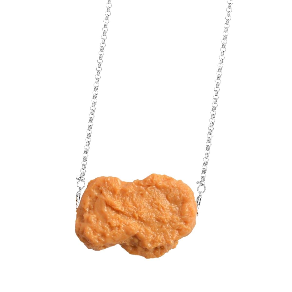 Fuqimanman2020 Imitation Food Keychain Fried Chicken Leg Chicken Wing Chicken Nugget Keychain Accessories