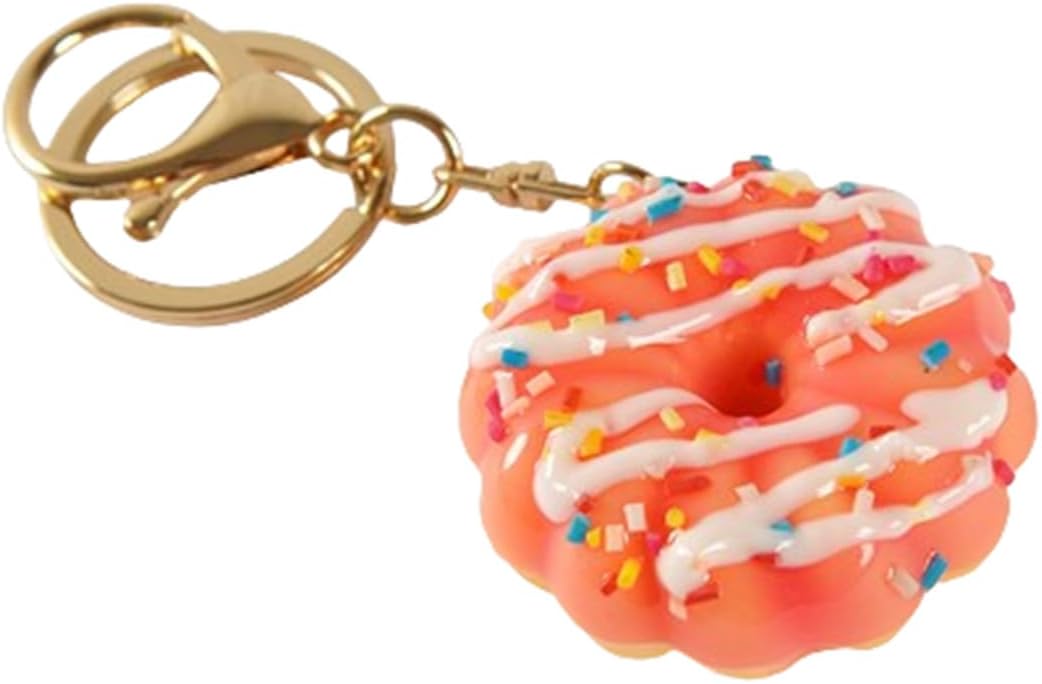 Imitation Food Keychain Fried Chicken Leg Nuggets Wing Keychain for Handbag Purse Car Accessories