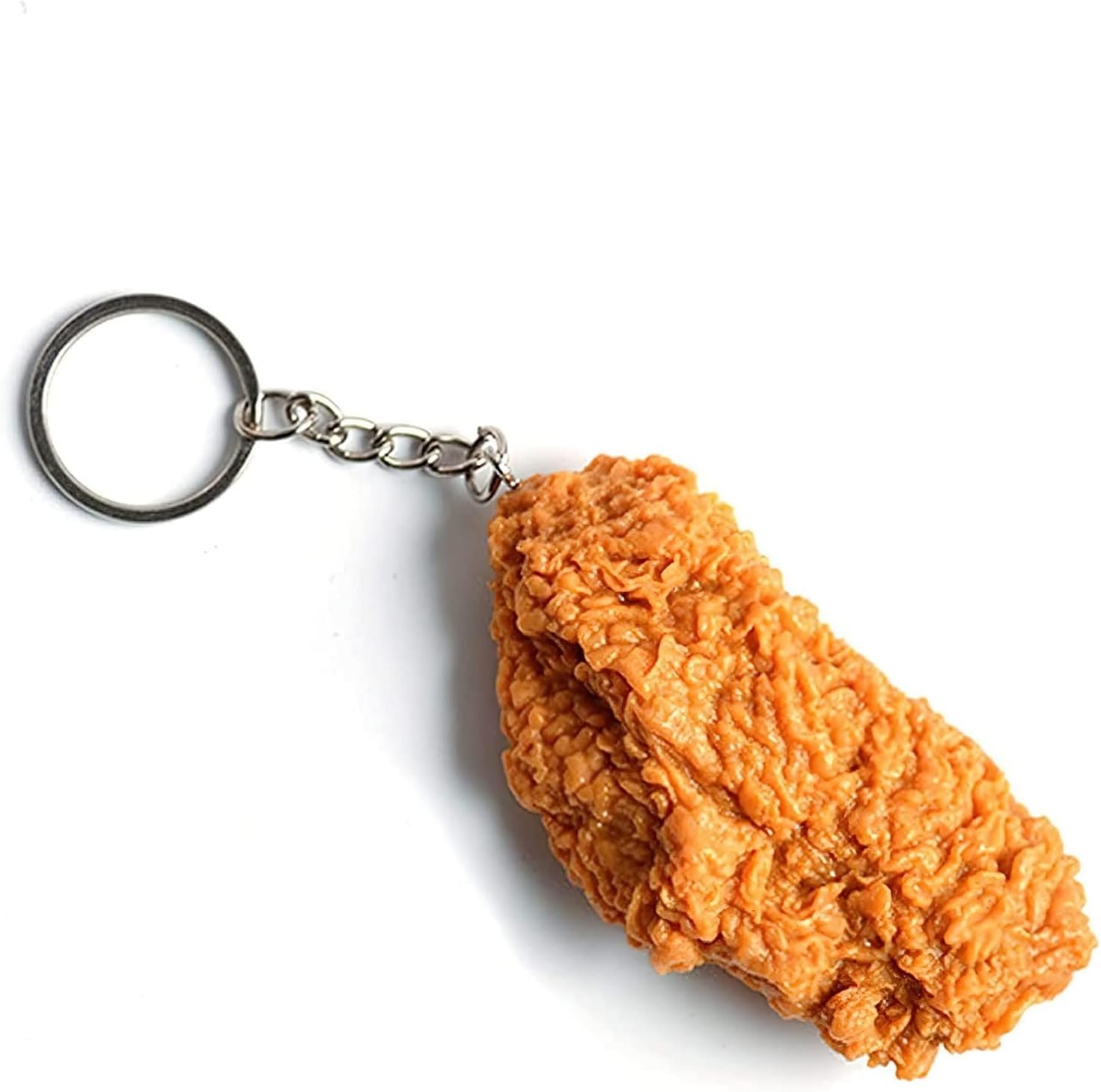 Fuqimanman2020 Imitation Food Keychain Fried Chicken Leg Chicken Wing Chicken Nugget Keychain Accessories